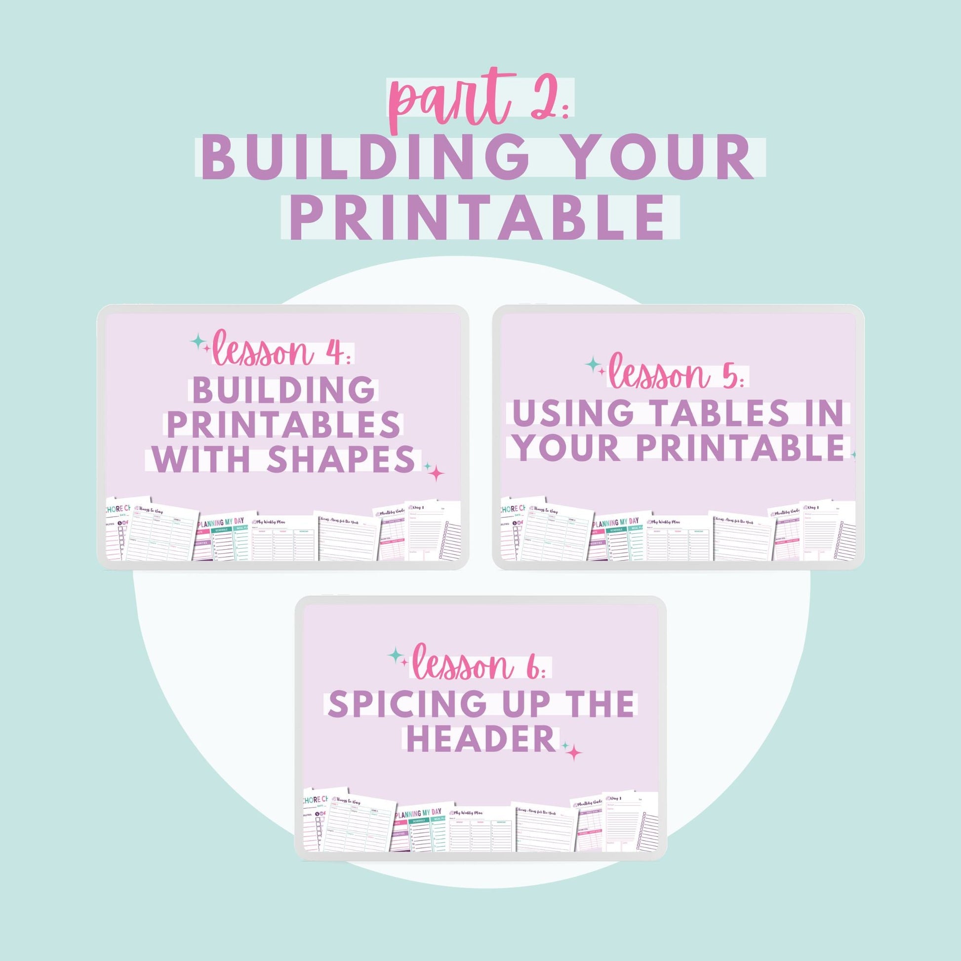Create Your Own Organizing Printables