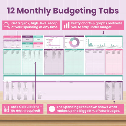 Complete Finance Dashboard and Annual Budget System for Google Sheets