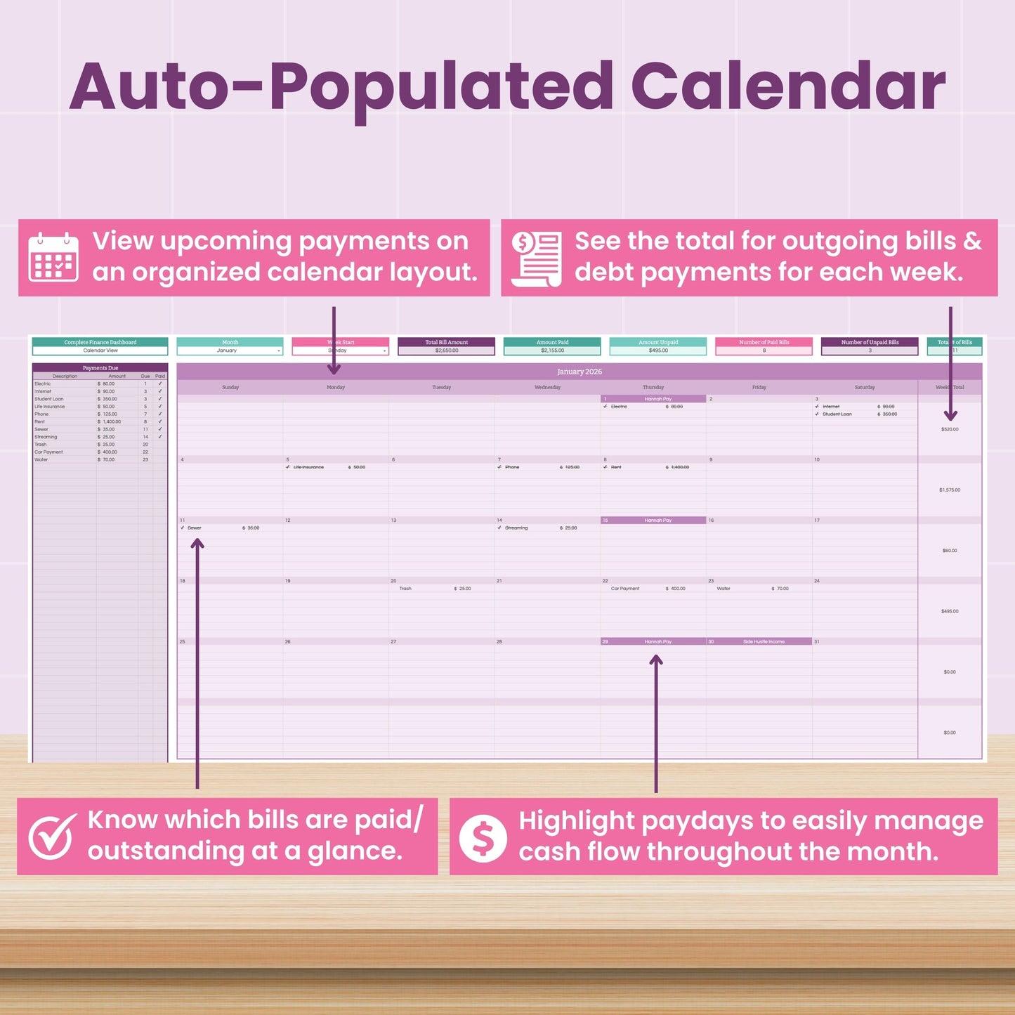 Complete Finance Dashboard and Annual Budget System for Google Sheets