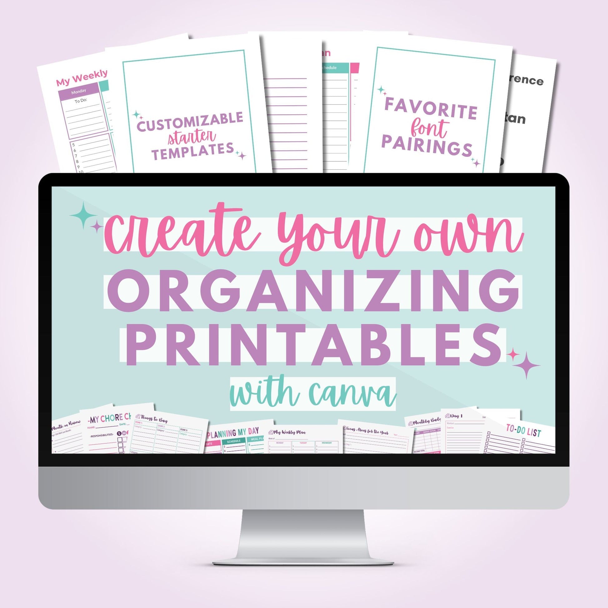 Create Your Own Organizing Printables
