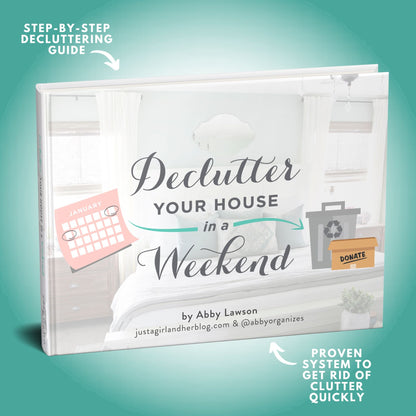 Declutter Your House in a Weekend Guide