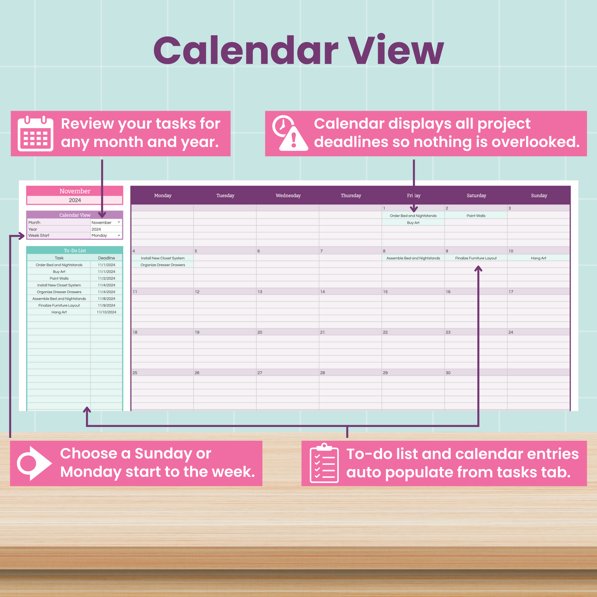 Love Your Home Spreadsheet Bundle