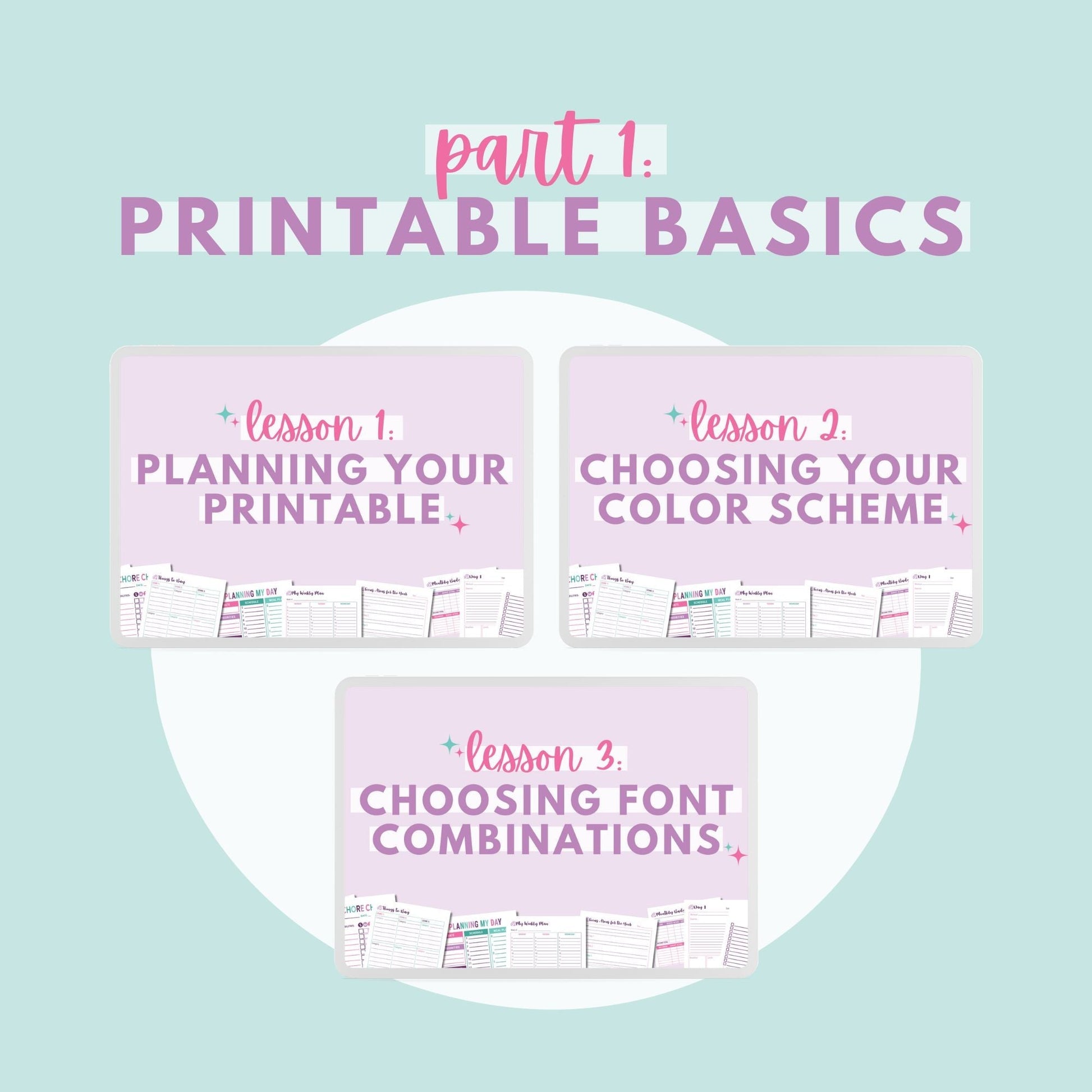 Create Your Own Organizing Printables