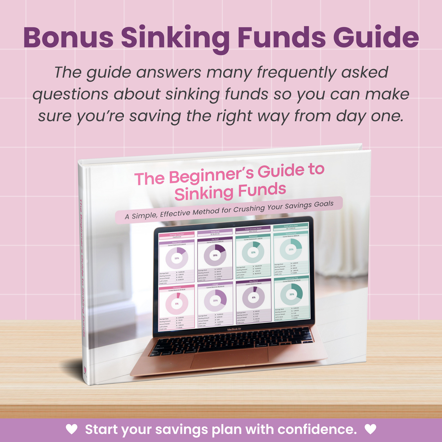 Savings Tracker / Sinking Funds Spreadsheet for Google Sheets