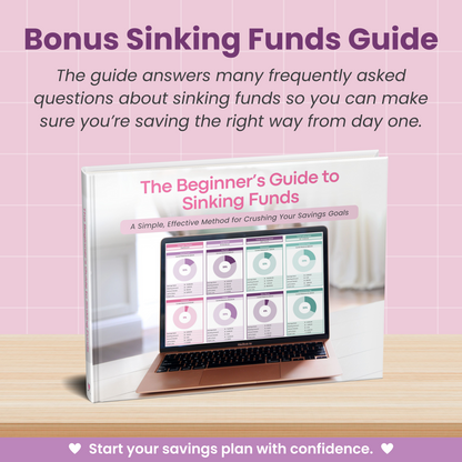 Savings Tracker / Sinking Funds Spreadsheet for Google Sheets