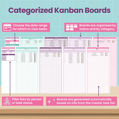 Task Tracker and To-Do List Spreadsheet for Google Sheets